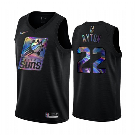 NBA Mænd Trøje Phoenix Suns Deandre Ayton 22 Iridescent HWC Collection Swingman